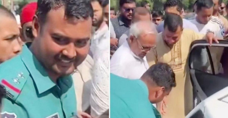 রিজভীর পা ছুঁয়ে সালাম করা সেই সার্জেন্ট প্রত্যাহার