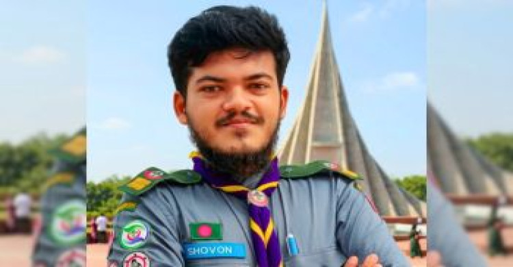 ঢাকা কলেজ রোভার স্কাউটের প্রধান লিডার হলেন শোভন