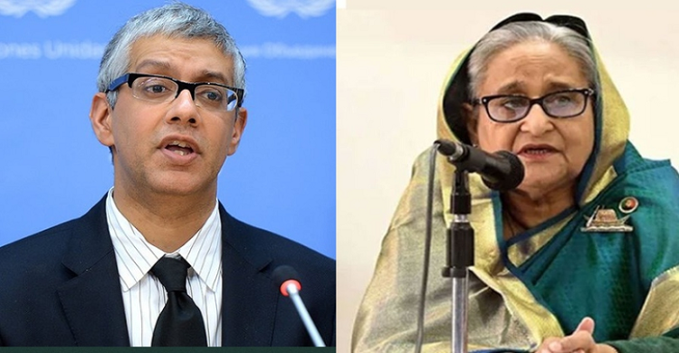 ভারতে থাকা শেখ হাসিনাকে ফেরানো প্রসঙ্গে জাতিসংঘের মন্তব্য